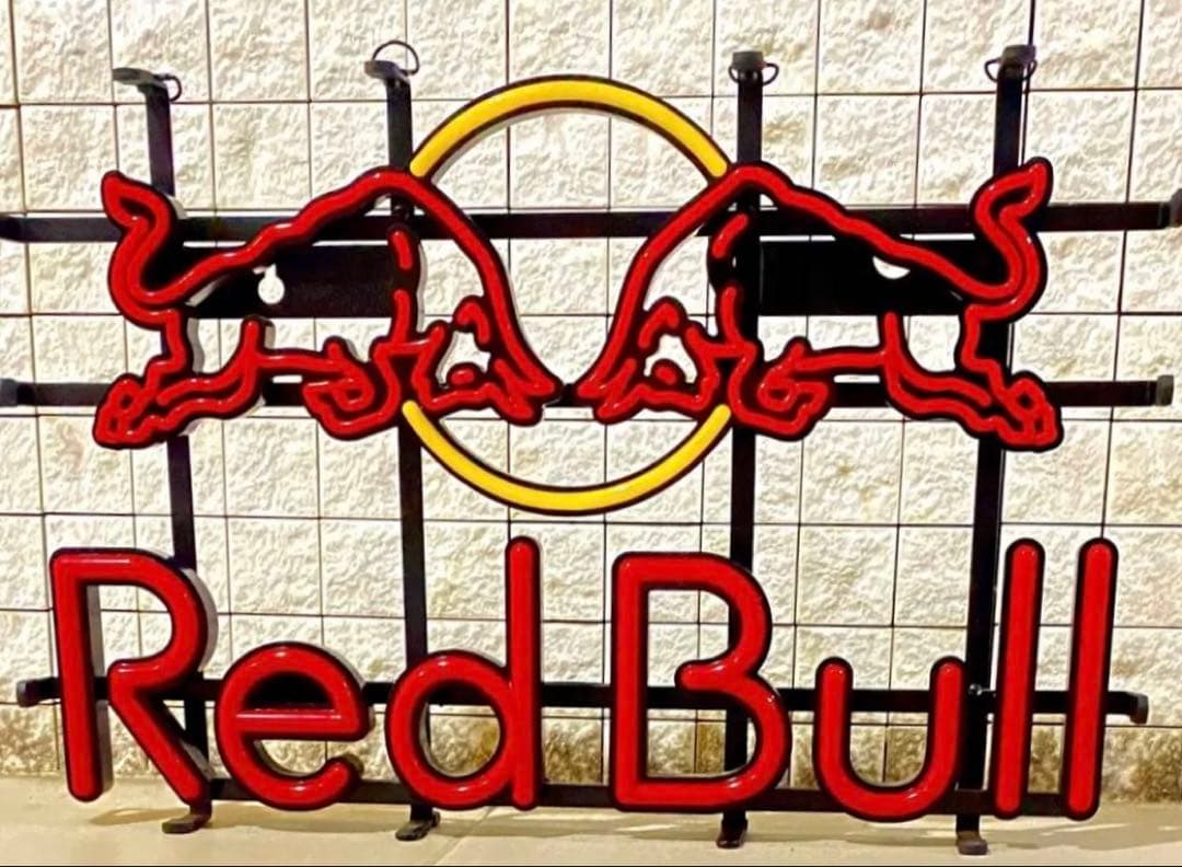 Red Bull ネオンサイン Red Bull ロゴ ライトスタンド看板