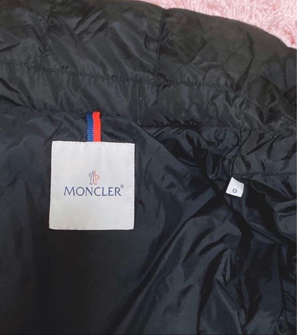 【最終値下げ】MONCLER モンクレール ブラックダウンコート フラメッテ