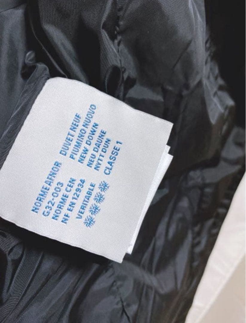 【最終値下げ】MONCLER モンクレール ブラックダウンコート フラメッテ