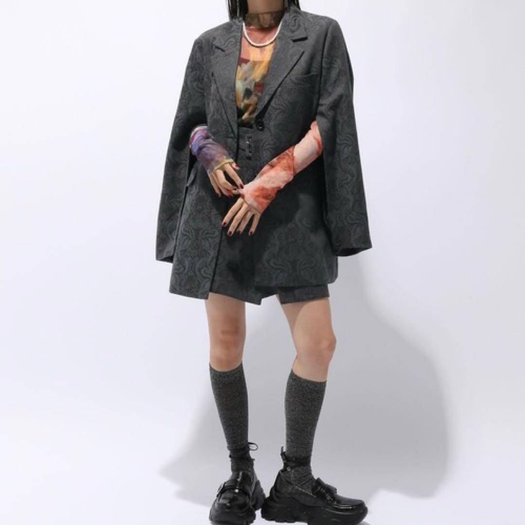 HARE ハレ ヴィンテージ ソデアキ ビッグ テーラージャケット ジャガード