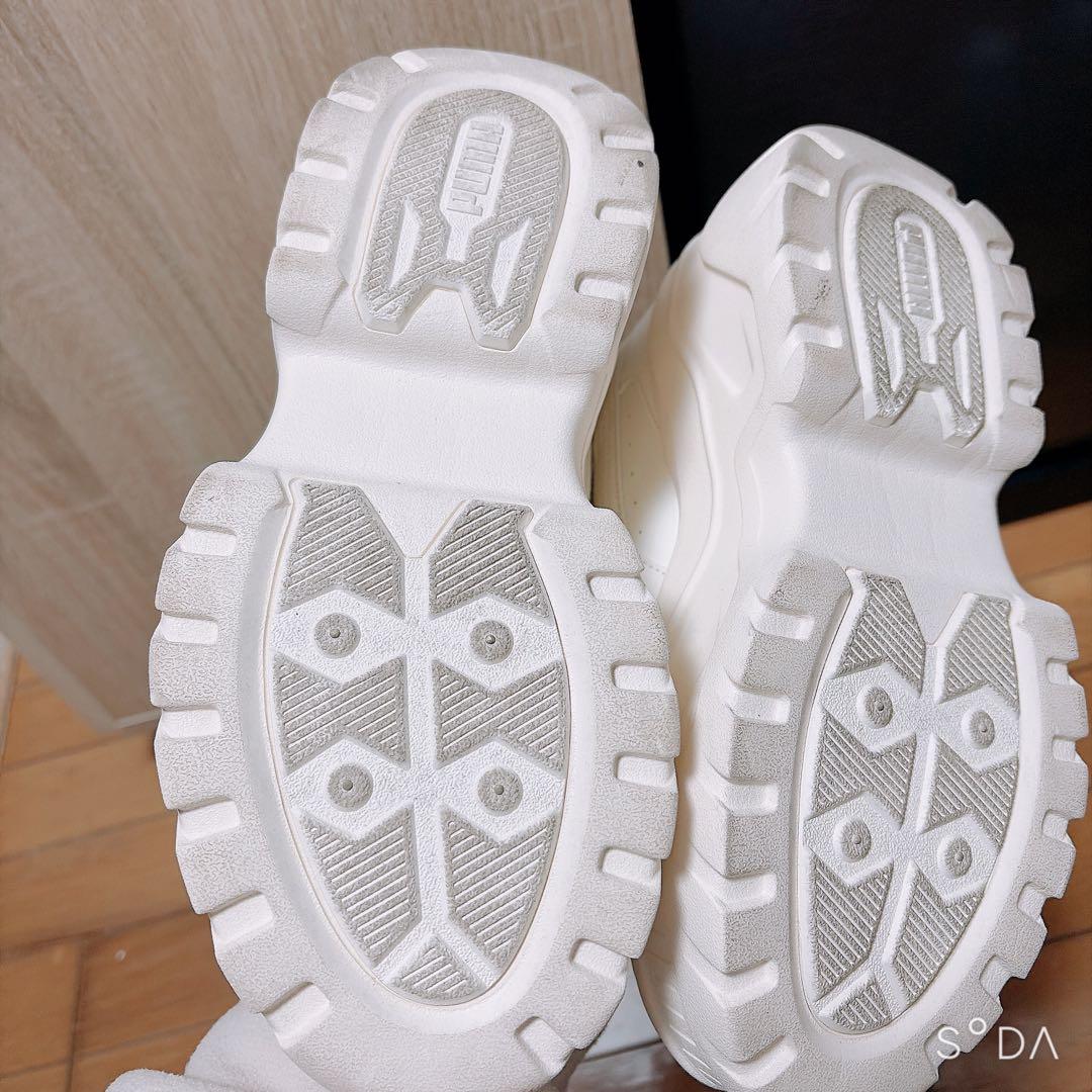 【PUMA】 プーマ KARMEN X-TRA (IVORY 22.5cm)