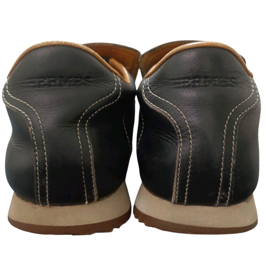 現行ロゴ✨HERMES ターボ スリッポン 黒 40 イタリア製