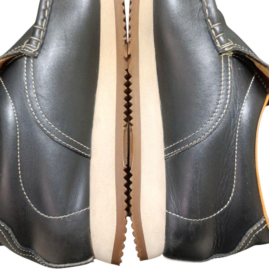 現行ロゴ✨HERMES ターボ スリッポン 黒 40 イタリア製