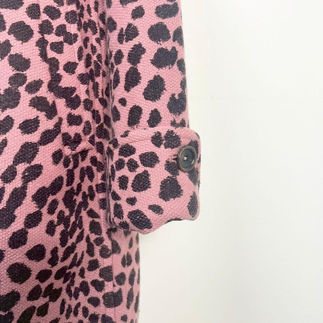 y2k❤️ HYSTERIC GLAMOUR レオパード柄 ステンカラーコート