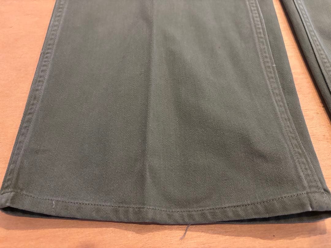 希少 40s 米軍実物 ベイカーパンツ 月桂樹ボタン ユーティリティ パンツ