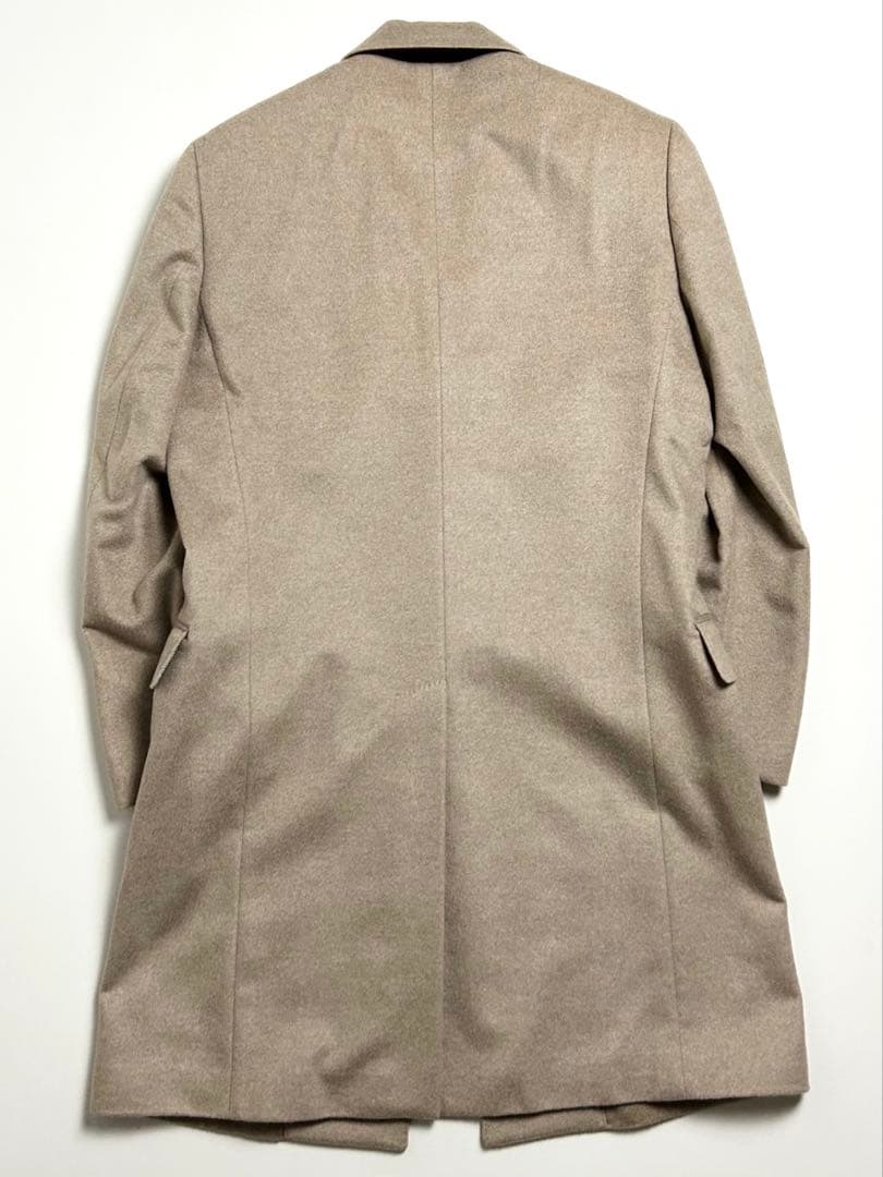 定価15万~【最高級】GOBI(ゴビ)カシミヤ100%チェスターコート/比翼/M