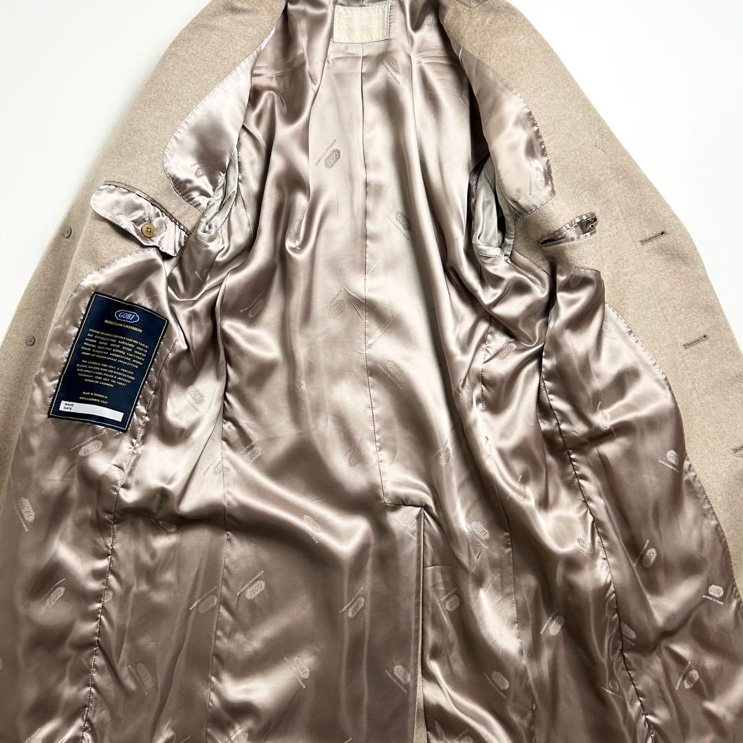 定価15万~【最高級】GOBI(ゴビ)カシミヤ100%チェスターコート/比翼/M