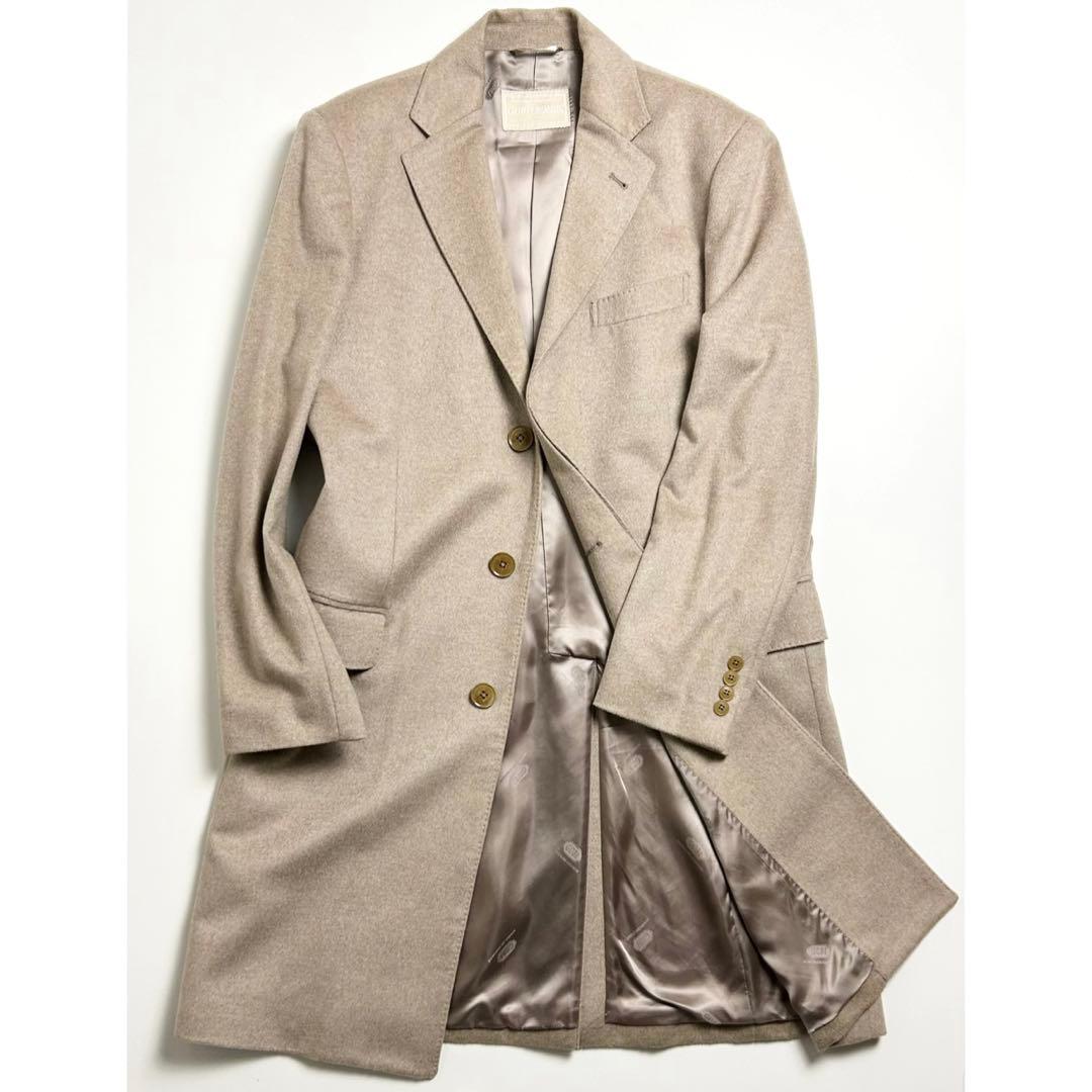 定価15万~【最高級】GOBI(ゴビ)カシミヤ100%チェスターコート/比翼/M