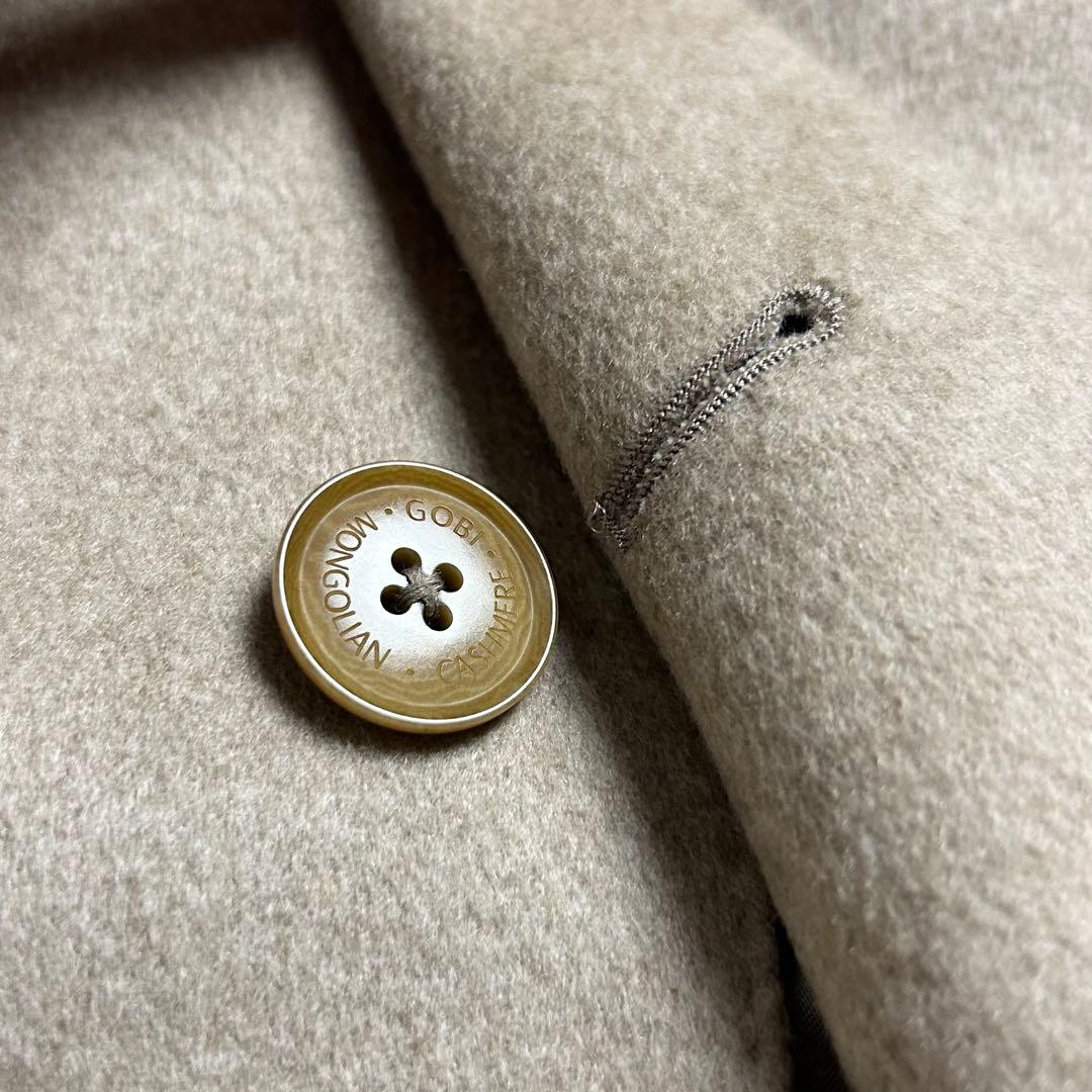 定価15万~【最高級】GOBI(ゴビ)カシミヤ100%チェスターコート/比翼/M