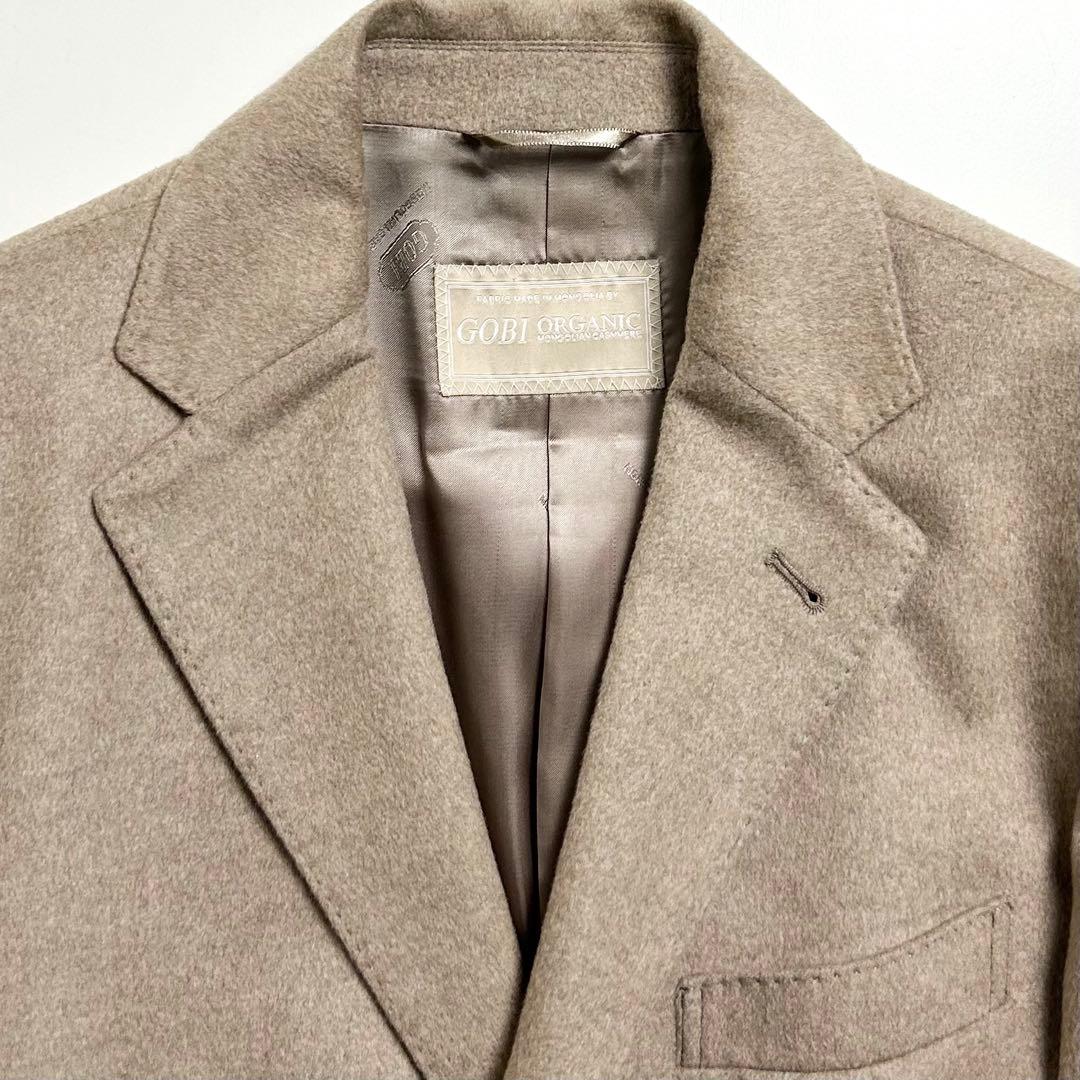 定価15万~【最高級】GOBI(ゴビ)カシミヤ100%チェスターコート/比翼/M