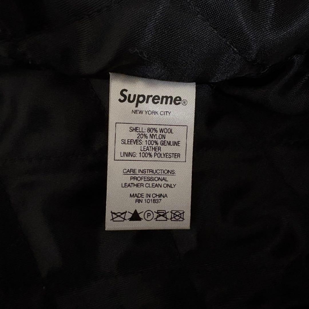Supreme 19AW Team Varsity Jacketスタジャン L