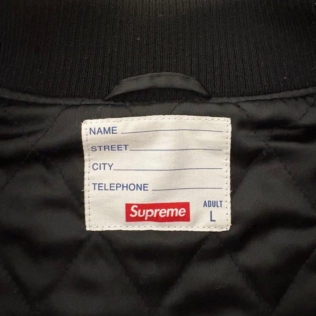 Supreme 19AW Team Varsity Jacketスタジャン L
