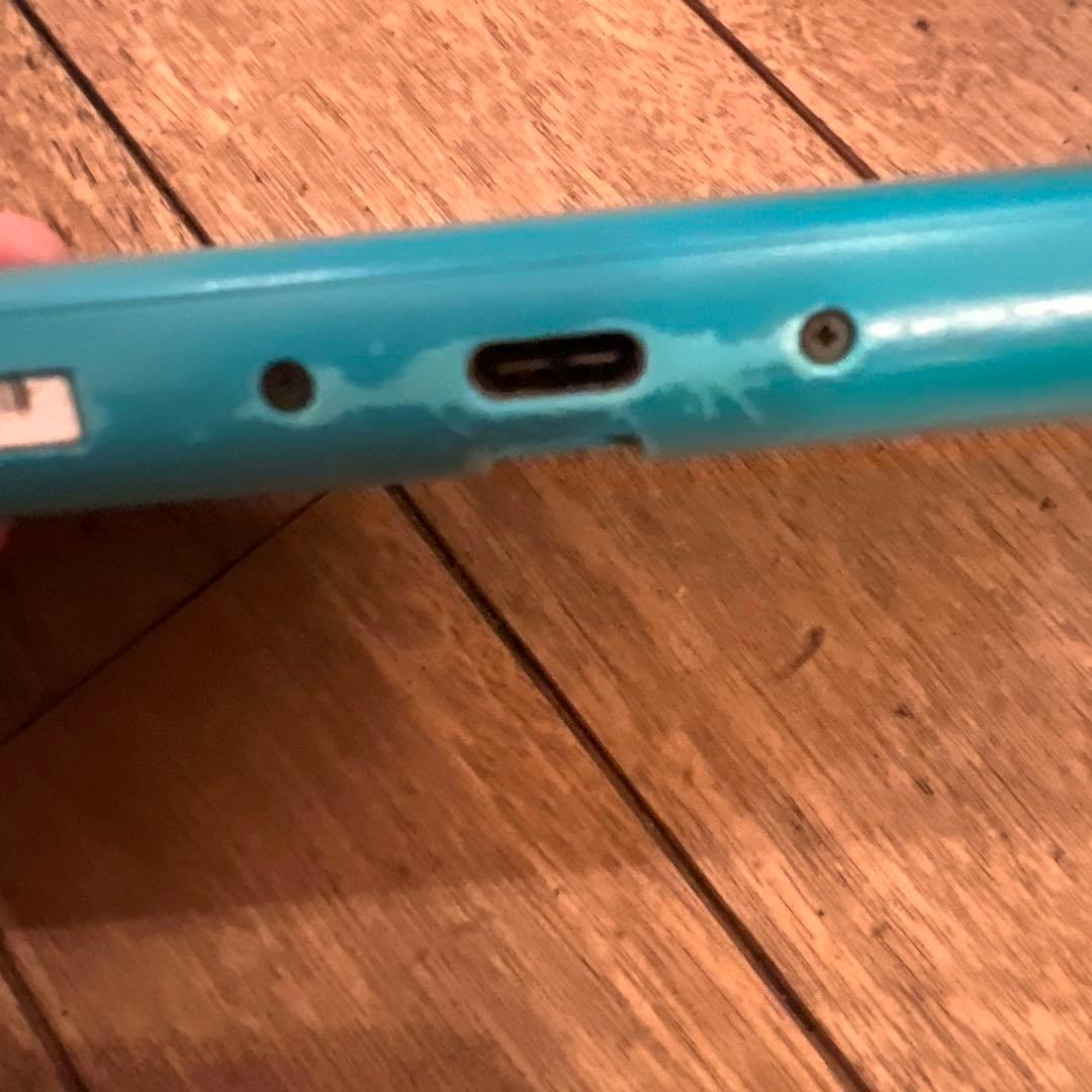 ニンテンドースイッチLite ターコイズ 充電器マイクロSDカード付き 箱無