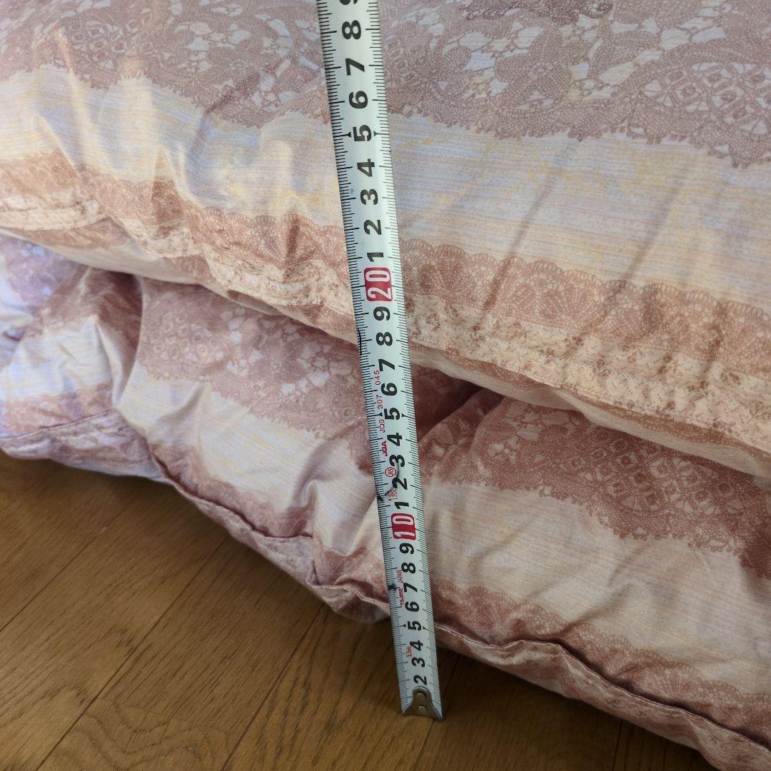 たけ　羽毛布団dp440希少カナダ産マザーグース1.3kg超長綿100%