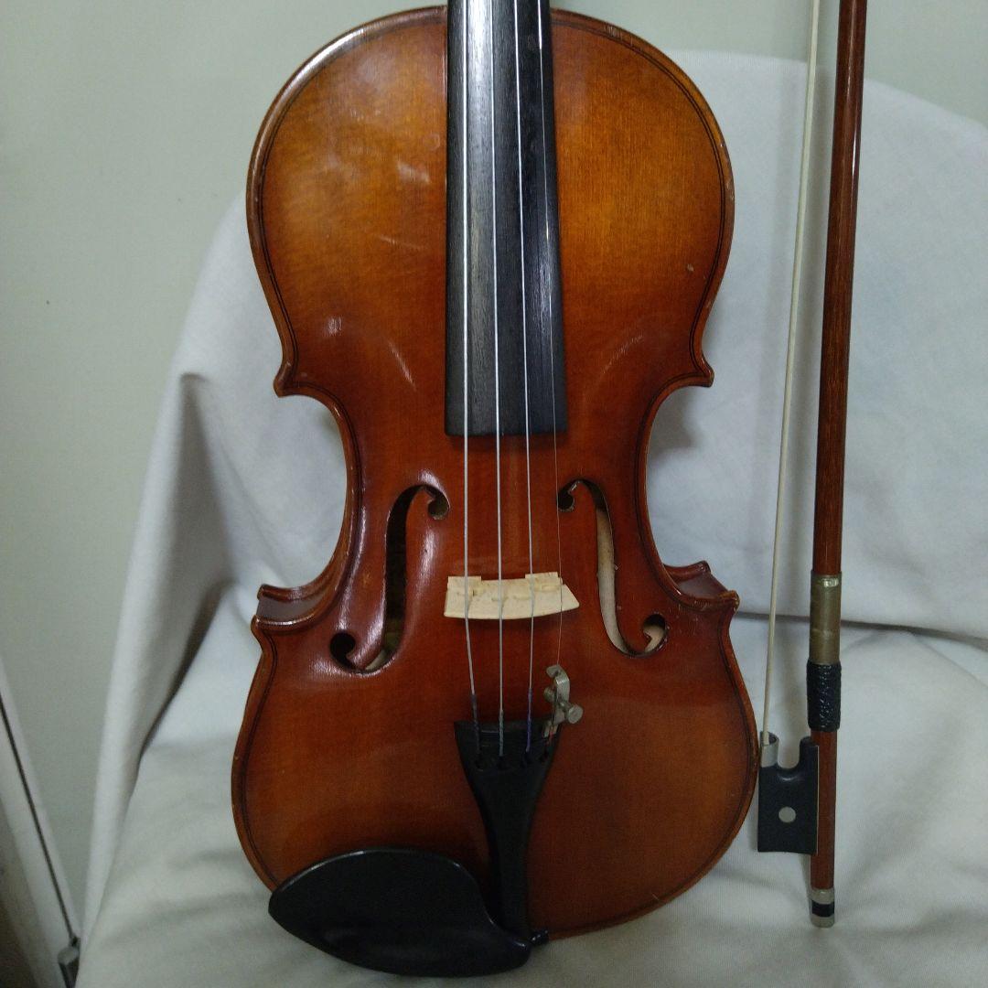 ♥8才前後の子供用♥スズキバイオリン1/2♥品番200メンテ済♥弓ケ―ス松脂付