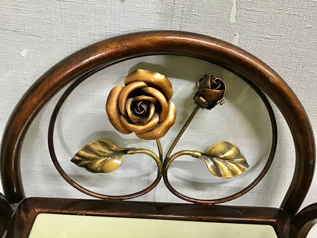 かっちゃん☆管315☆イタリア製☆アイアン製☆薔薇モチーフ☆スリッパラック
