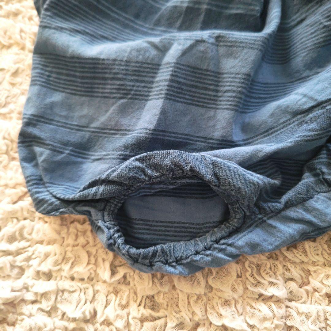 KAPITAL　インディゴ　変形デザイン　ピコフリル　バルーン　オールインワン