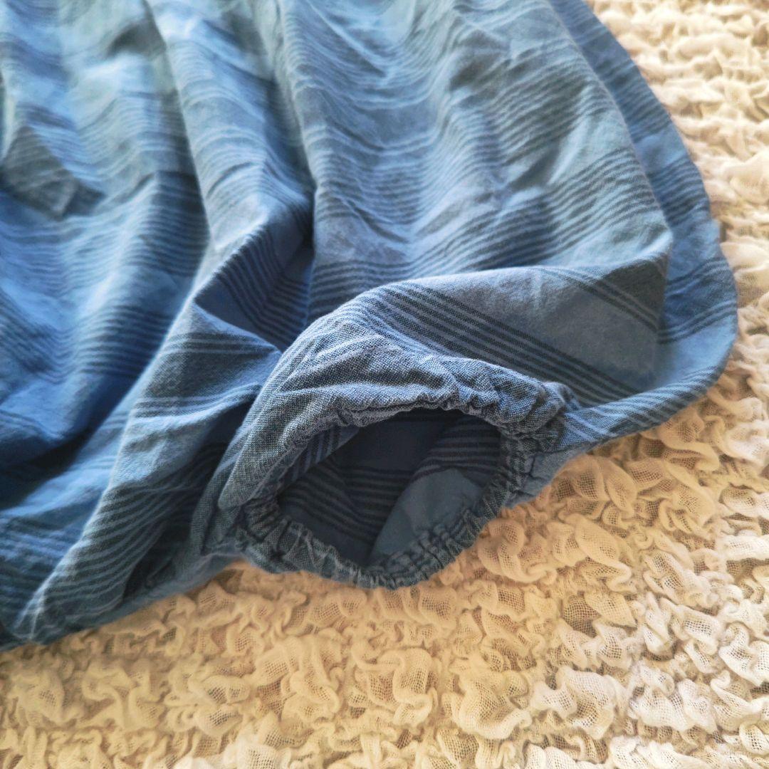 KAPITAL　インディゴ　変形デザイン　ピコフリル　バルーン　オールインワン