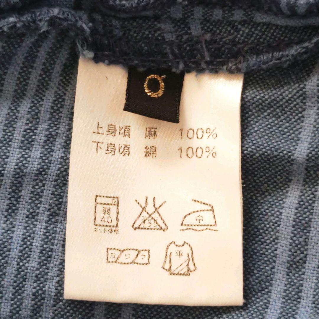 KAPITAL　インディゴ　変形デザイン　ピコフリル　バルーン　オールインワン