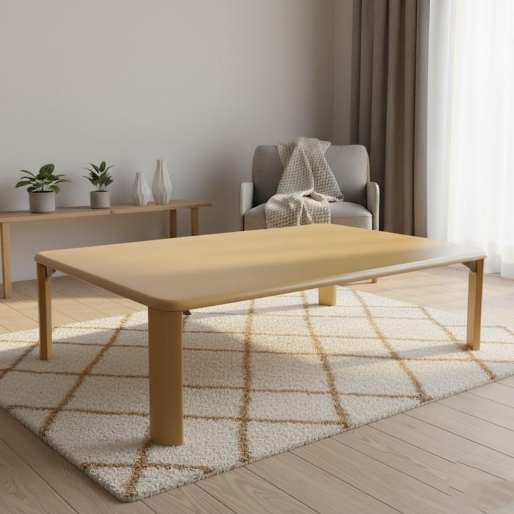 フォロー割【新品】折りたたみ式　テーブル　幅120　コンパクト収納　シンプル