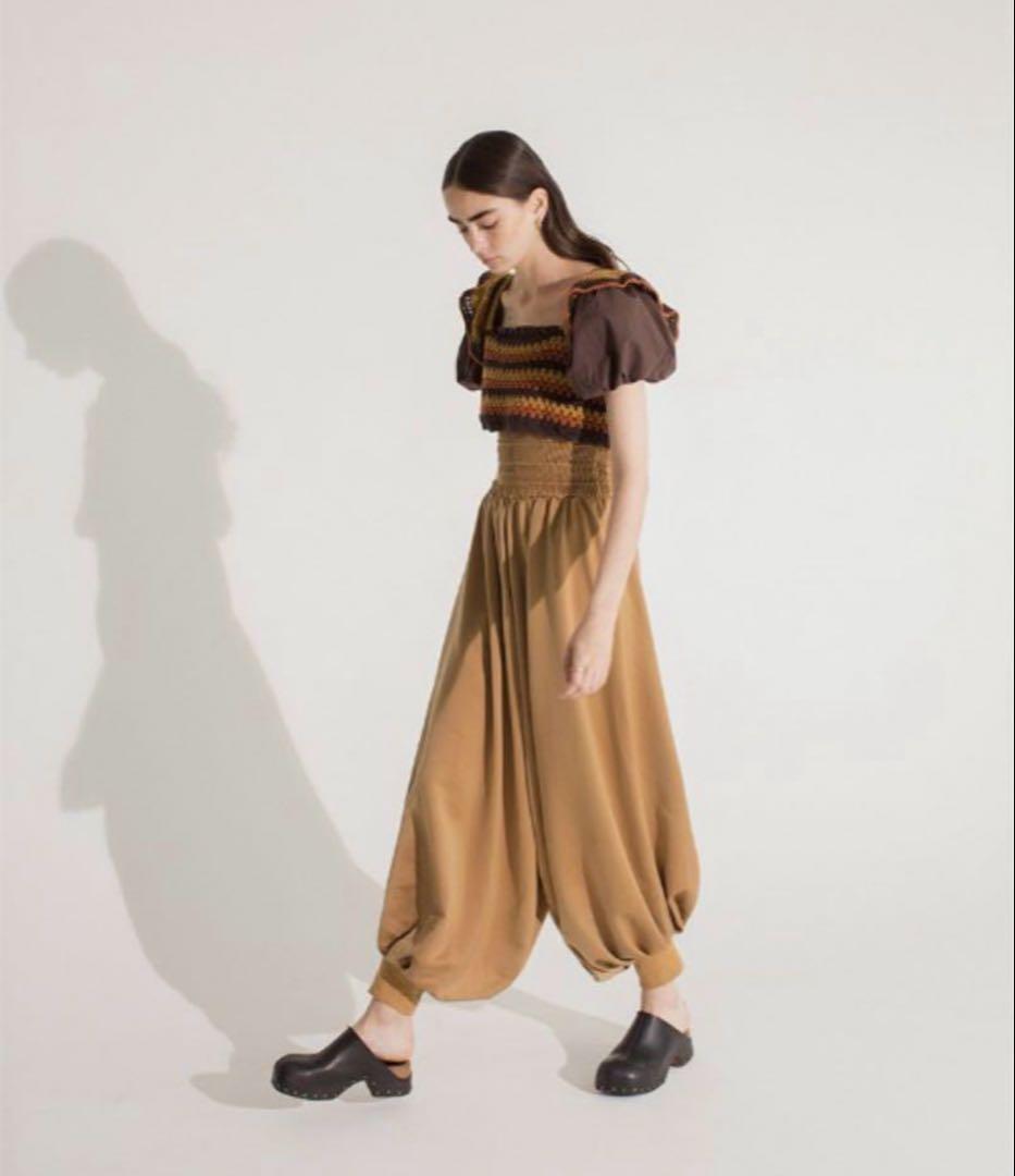 【新品】LEINWANDE High-rise Balloon Trousers