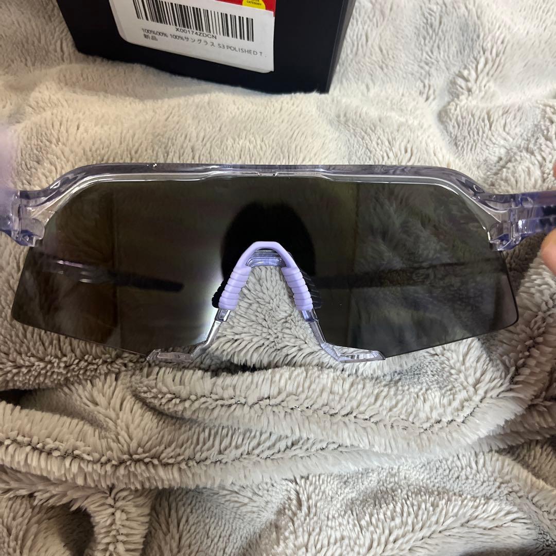 100% S3 サングラス ラベンダー