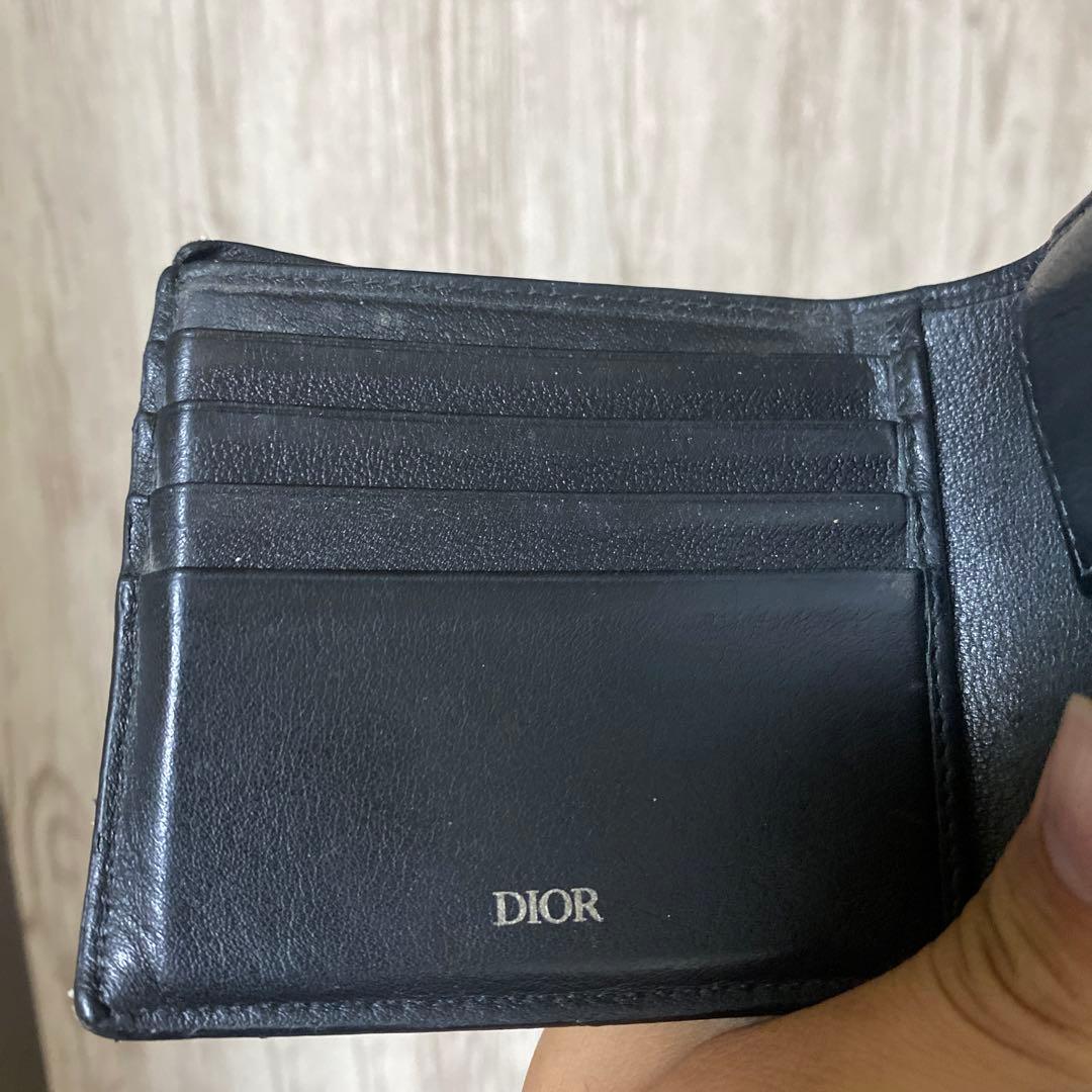 ディオール財布　モノグラム　二つ折り