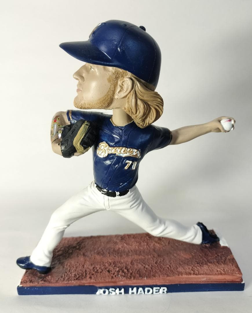 ジョシュ・ヘイダー／ボブルヘッド人形 (2019／ミルウォーキー・ブルワーズ)