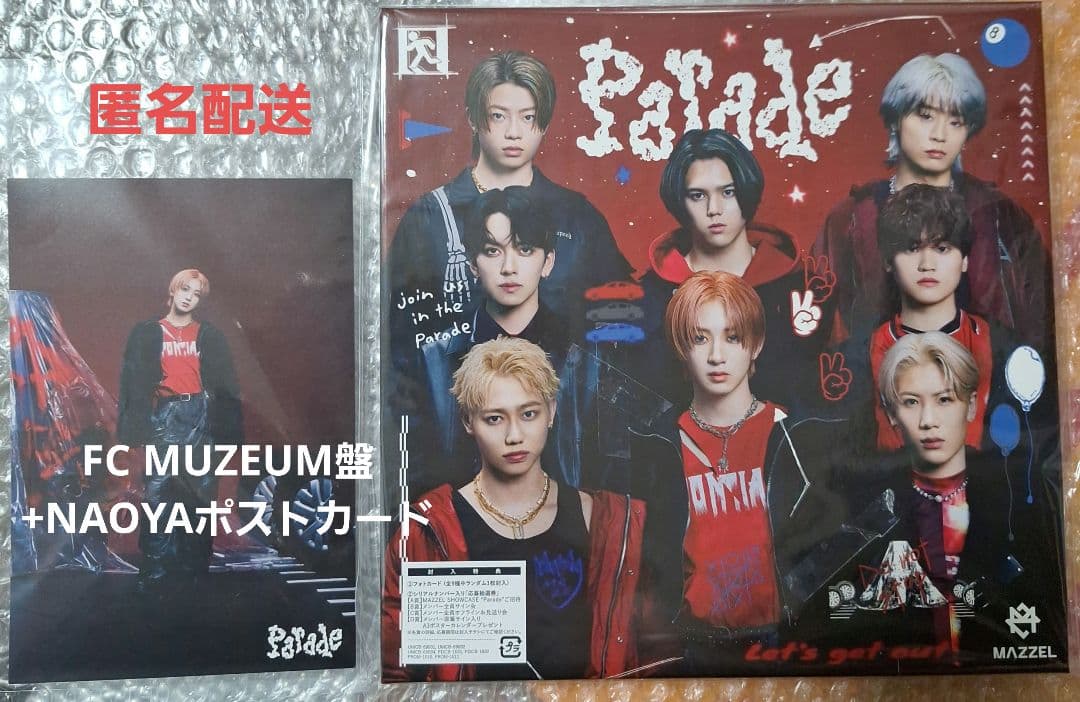 MAZZEL Parade MUZEUM盤 + NAOYA ナオヤ ポストカード