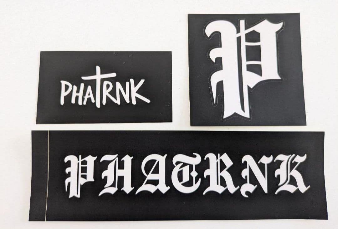 【PHATRNK✙ファットランク】 Old Pロゴ 長袖 M 黒