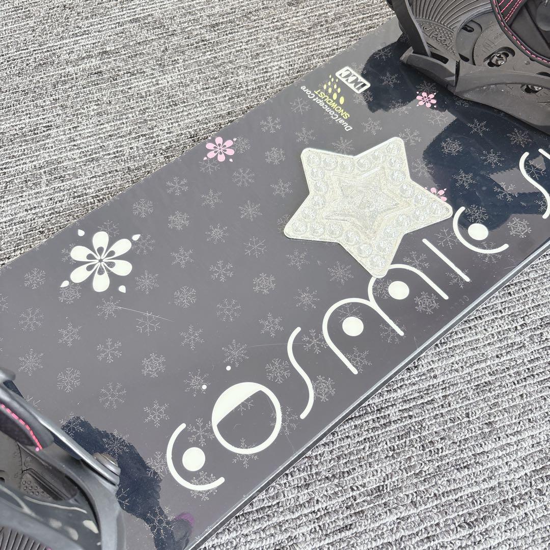 40超豪華❗️COSMIC SURF レディース スノーボードセット★143cm