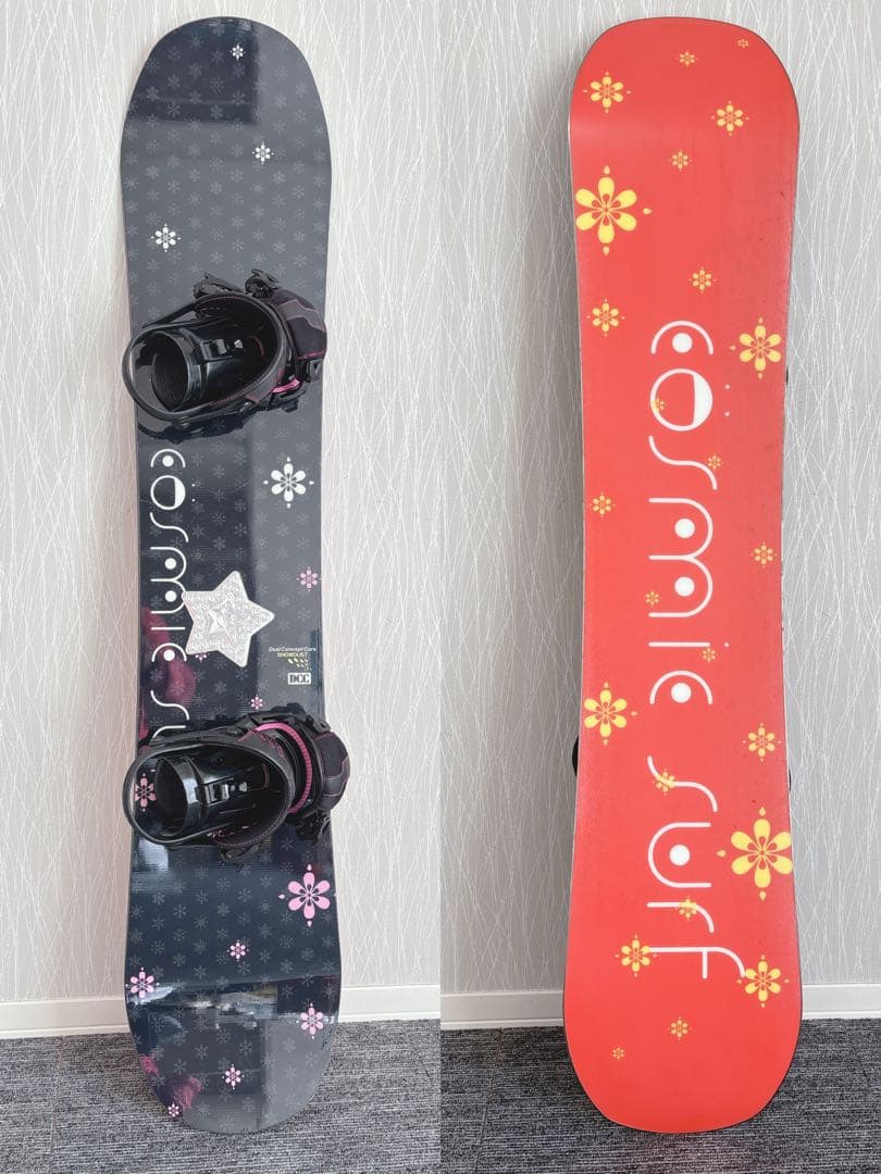 40超豪華❗️COSMIC SURF レディース スノーボードセット★143cm