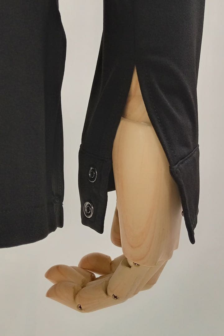 【専用】タカダンス　メンズ　ラテンシャツ　ハイネックシャツ　MS350 ブラック