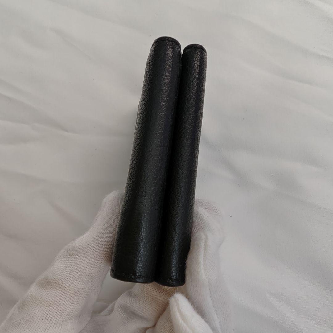 BALENCIAGA ペーパーミニウォレット 折り財布 ブラック