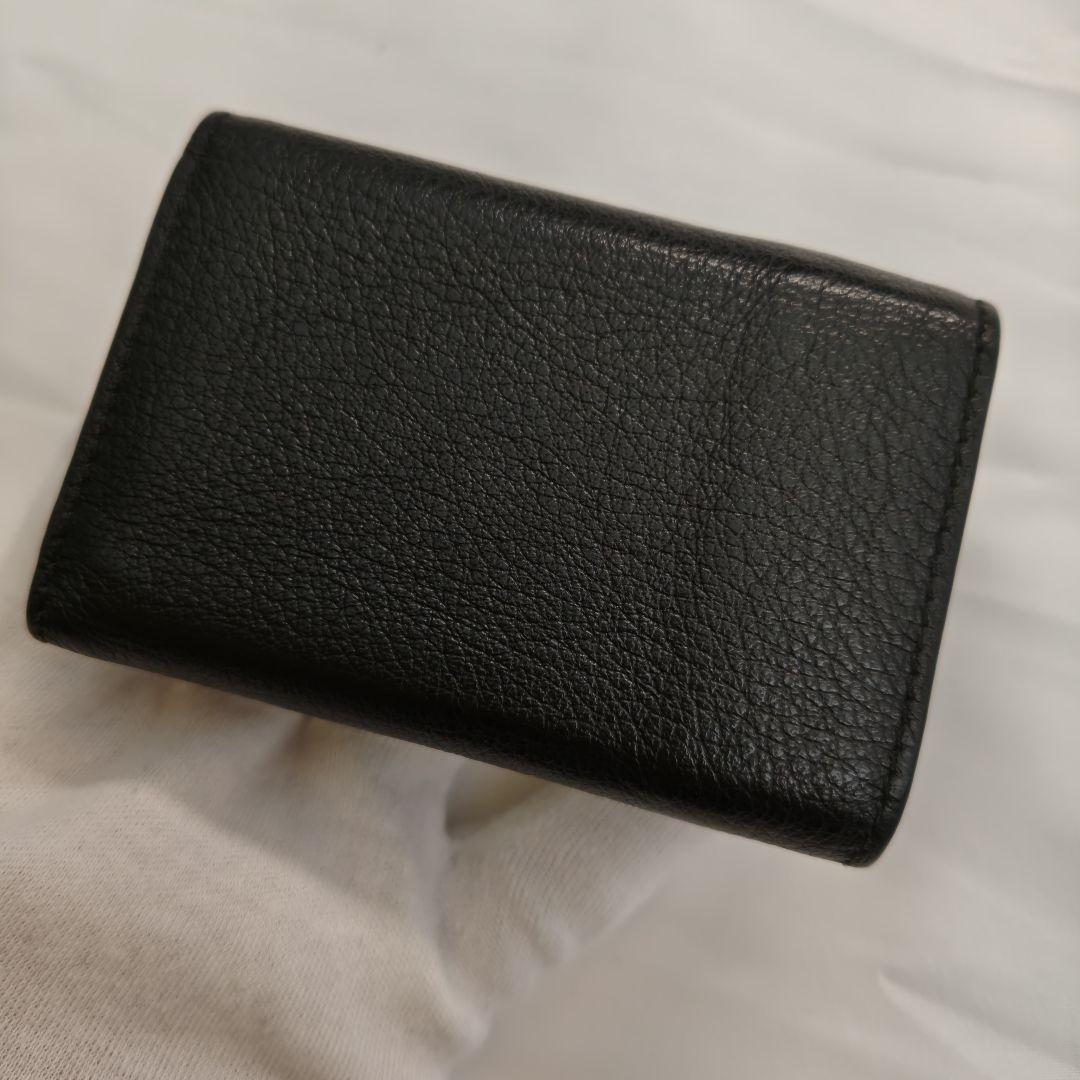 BALENCIAGA ペーパーミニウォレット 折り財布 ブラック