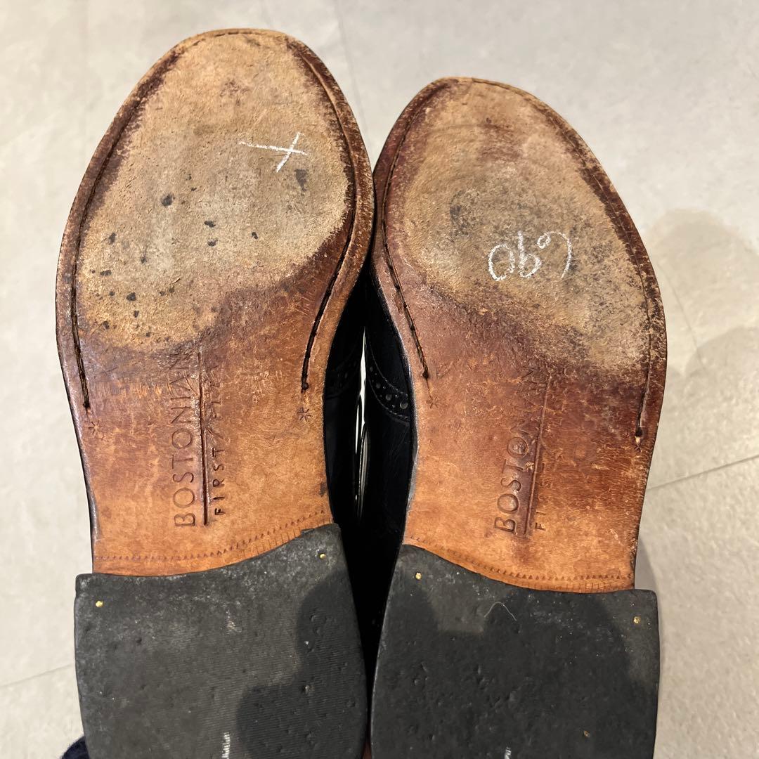 ボストニアン　タッセルローファー　27cm 黒