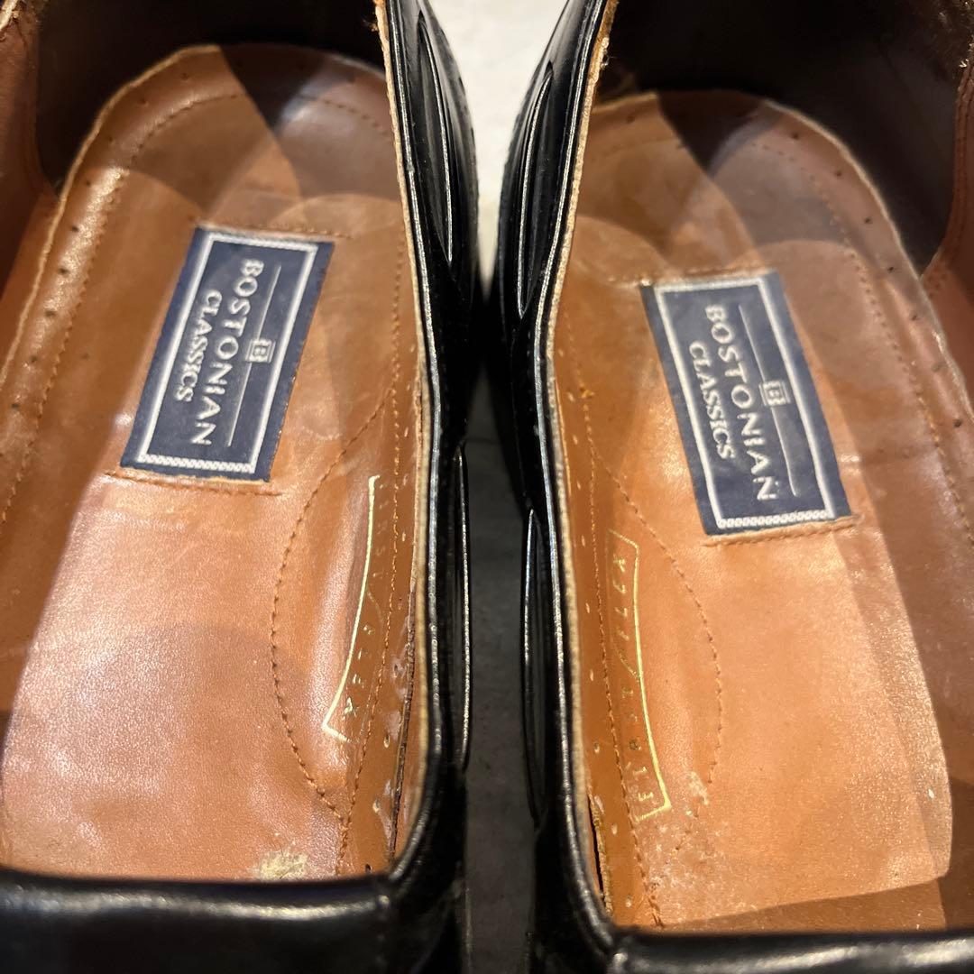 ボストニアン　タッセルローファー　27cm 黒