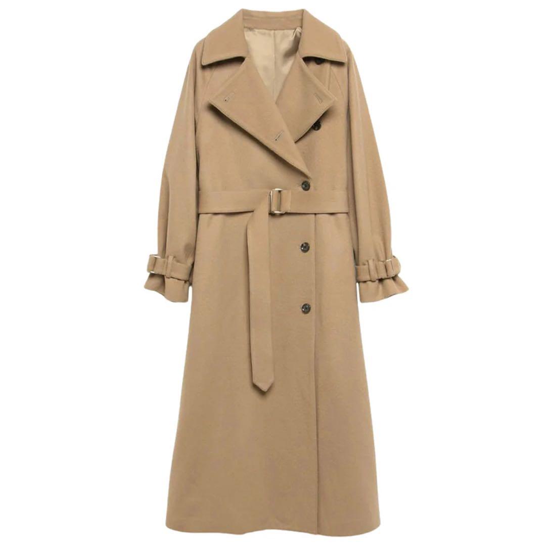 【anuans】2025秋冬 完売商品 ベージュ ロングコート