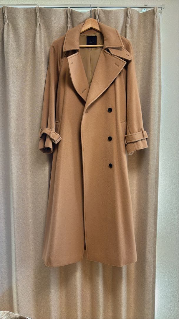 【anuans】2025秋冬 完売商品 ベージュ ロングコート