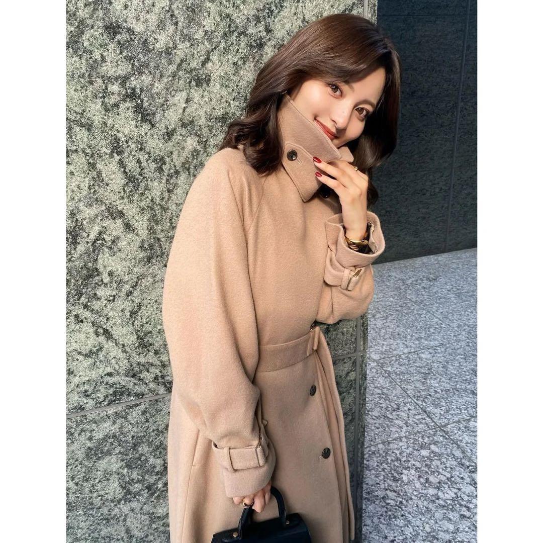 【anuans】2025秋冬 完売商品 ベージュ ロングコート
