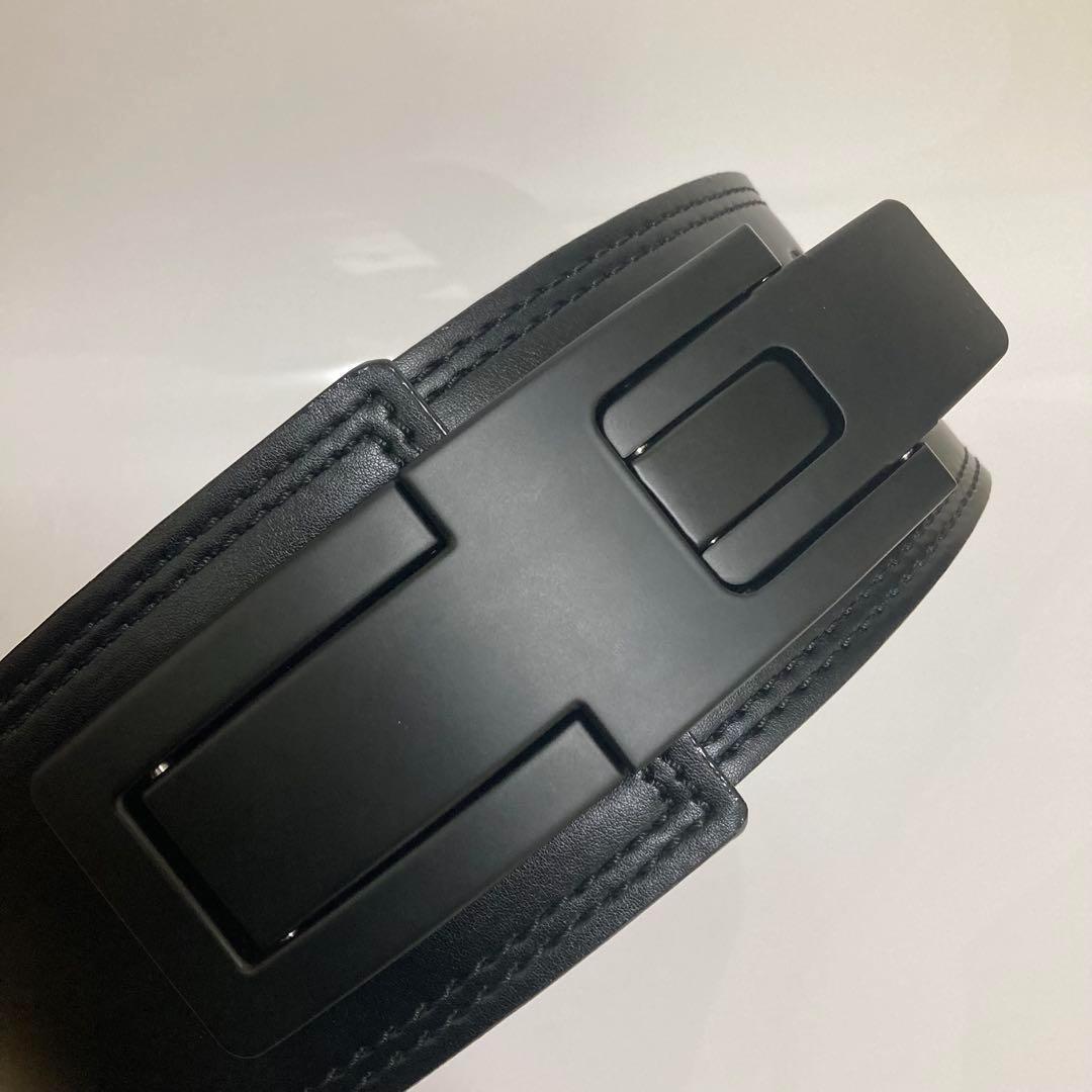 パワーベルト 本革ベルト レバーアクション 筋トレ ワンタッチ可変式 Mサイズ