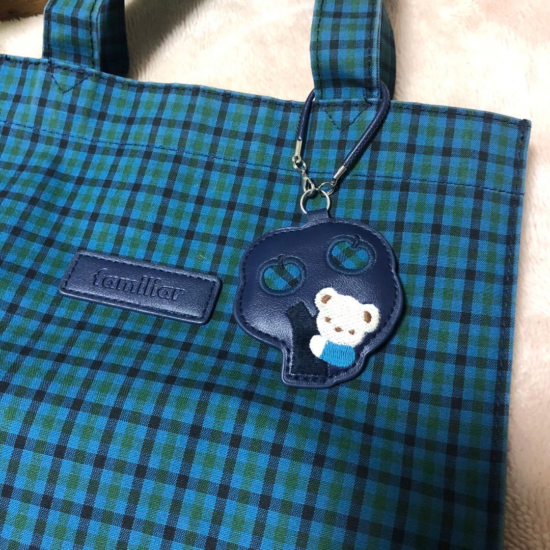 即日発送★ファミリア 定番 トートバッグ ハンドバッグ チャーム付き