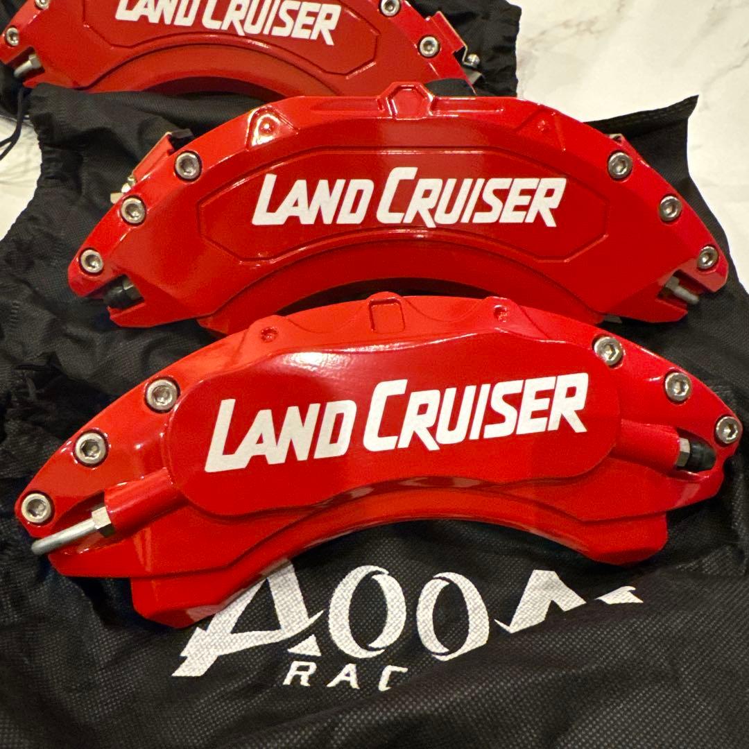 LAND CRUISER ブレーキキャリパー 4個セット 赤