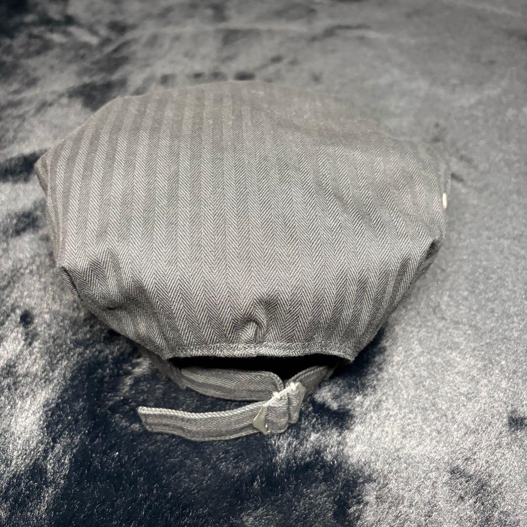 COMME des GARÇONS HOMME ストライプキャスケット BLK