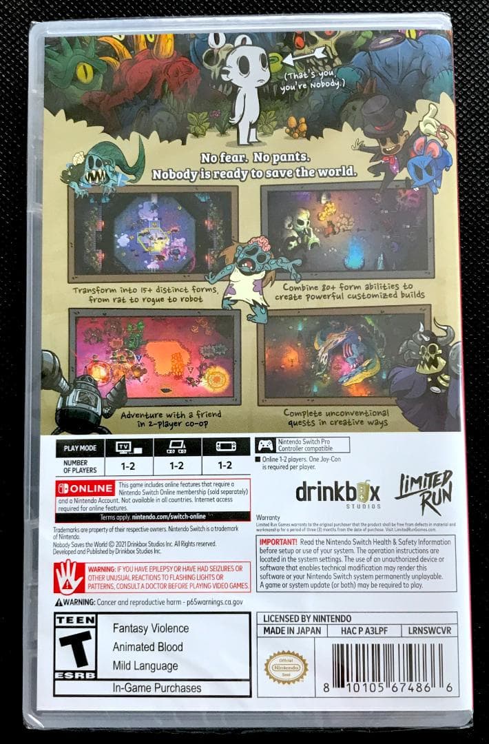 Nobody Saves the World ノーバディ セーブ ザ ワールド