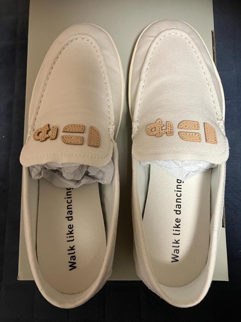 【はるま】サンガッチョ　にゅ　ローファー　 ORGANIC ホワイト