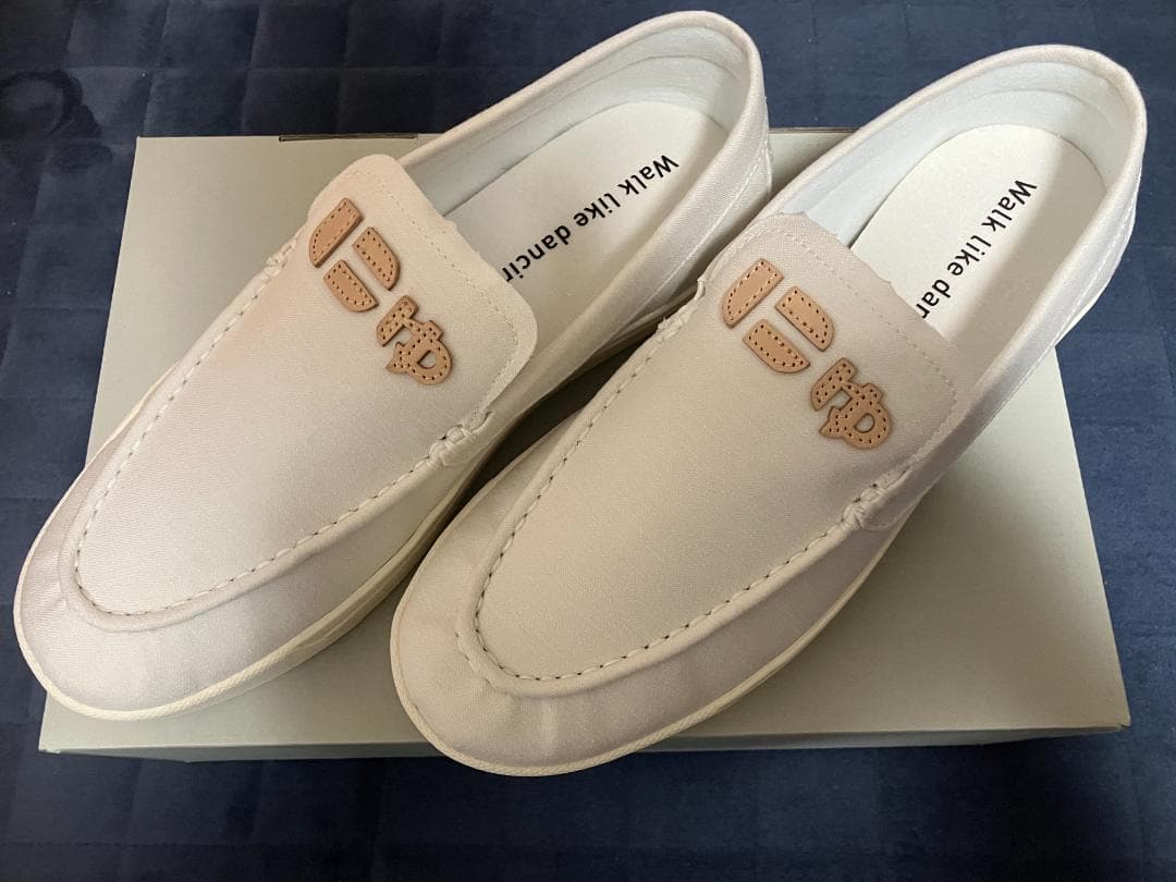 【はるま】サンガッチョ　にゅ　ローファー　 ORGANIC ホワイト