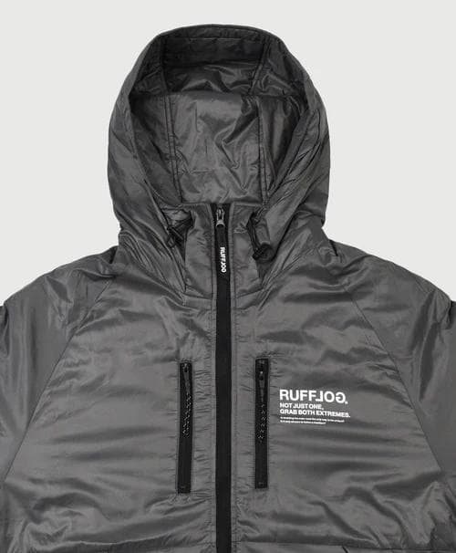 新品 RUFFLOG LIGHT HOODIE JACKET GRAY Sサイズ