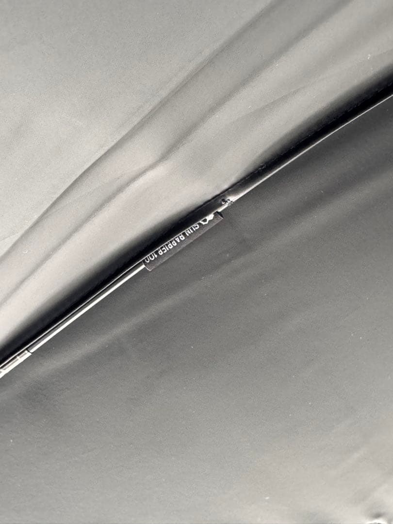 【即購入OK】サンバリア100 長傘 LLサイズ/ 無地 ブラック 直径107