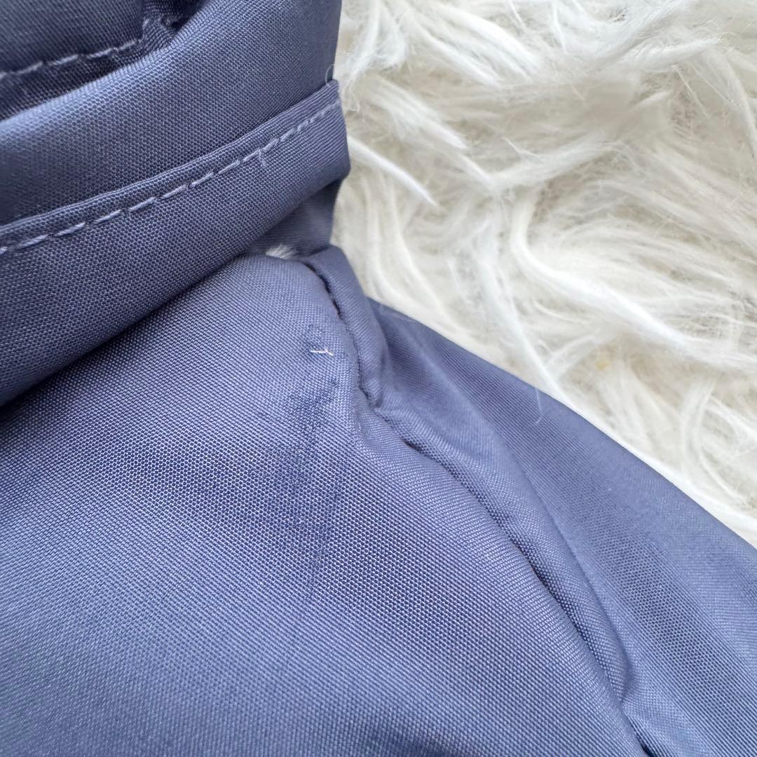 【ポロラルフローレン】 ダウンベスト ポニー フード ジップアップ M 紺